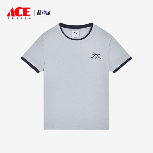 Puma/彪马正品女士透气时尚凉感圆领套头短袖T恤696965-25