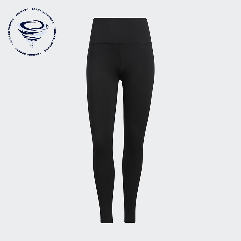 Adidas/阿迪达斯正品新款女黑色瑜伽高弹贴合经典紧身裤HF4183