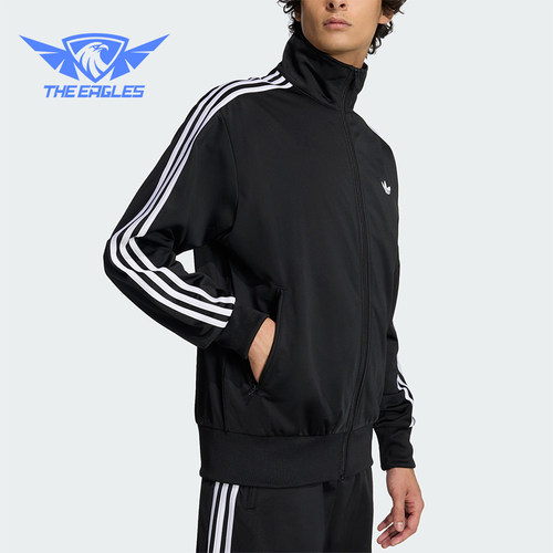 Adidas/阿迪达斯正品三叶草男士宽松经典透气立领运动外套KD8312