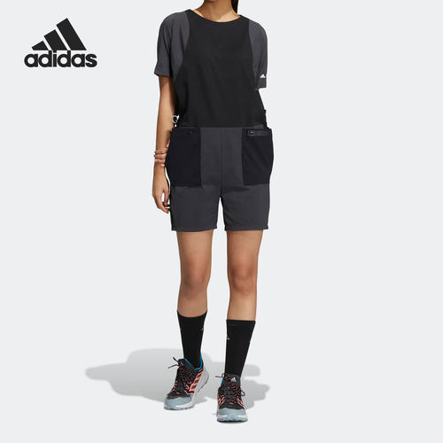 Adidas/阿迪达斯正品当季透气休闲女子运动短袖连体衣HE5190
