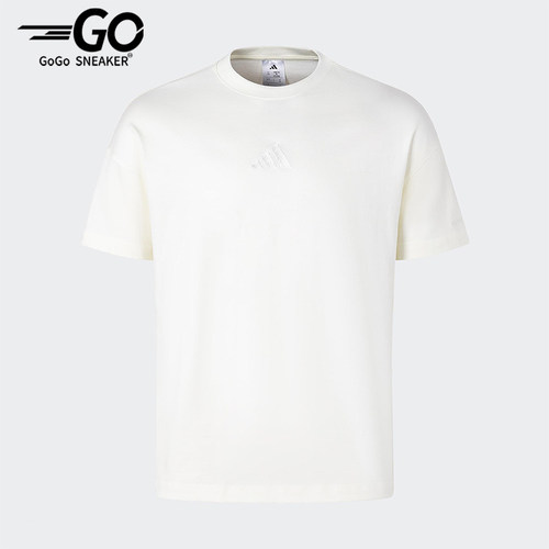 Adidas/阿迪达斯正品新款男士运动休闲透气简约短袖JY8566