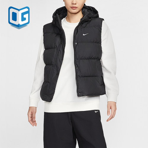Nike/耐克正品Sportswear女士日常休闲连帽羽绒马甲IH1010-010