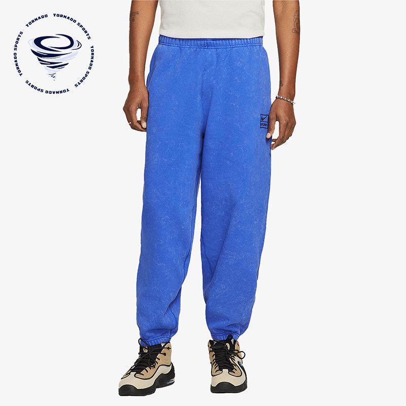 Nike/耐克正品Stussy男士休闲加绒束脚运动耐穿长裤DR4025-480
