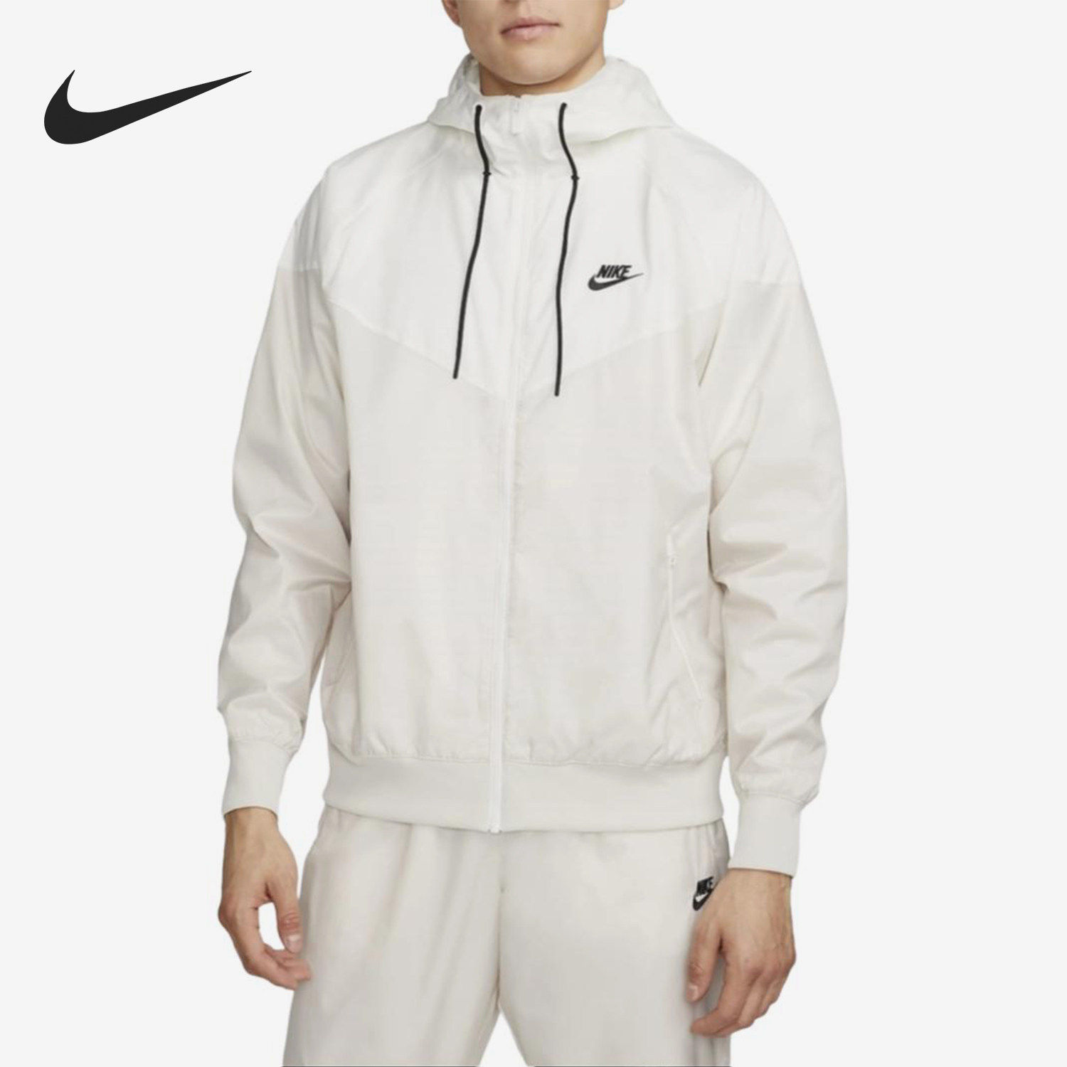 Nike/耐克正品连帽夹克外套新款男纯色夹克外套727325-105