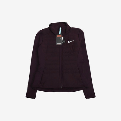 Nike/耐克正品女士品牌Logo印花运动跑步加厚夹克AQ4739-670
