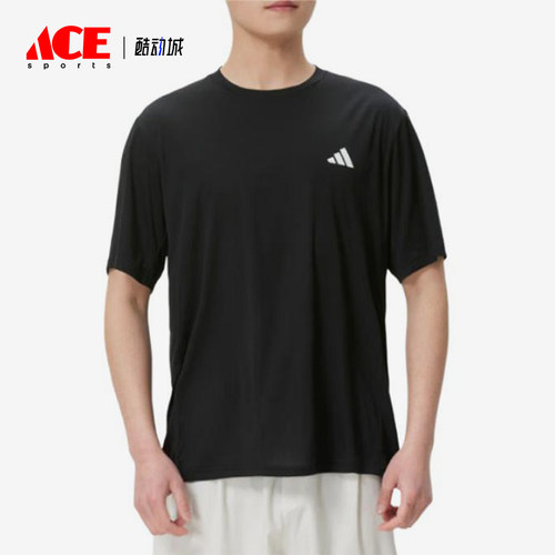Adidas/阿迪达斯正品圆领套头短袖跑步T恤新款短袖T恤KU8712