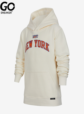 Nike/耐克正品Club Fleece大童连帽加绒时尚印花卫衣IR4005-120