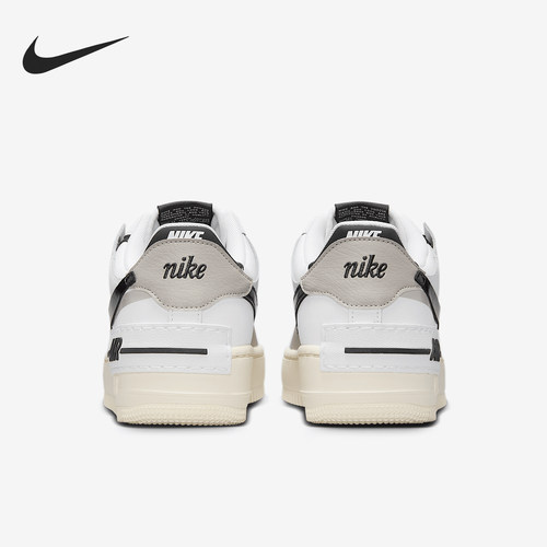 Nike/耐克官方正品Air Force 1 Shadow女士厚底板鞋DZ1847-110