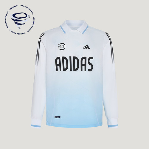 Adidas/阿迪达斯正品儿童凉感宽松印花运动休闲长袖T恤KY1475
