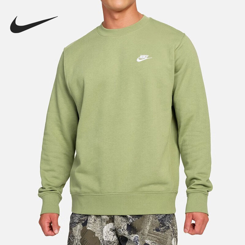 Nike/耐克官方正品2022新款男子运动休闲舒适圆领卫衣BV2667-334