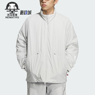 Adidas/阿迪达斯正品2025秋季款男士日常保暖立领运动棉服KC2569