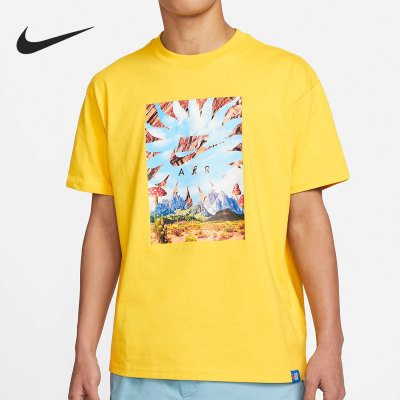 Nike/耐克正品夏季休闲透气男子运动透气短袖T恤DQ1020-709