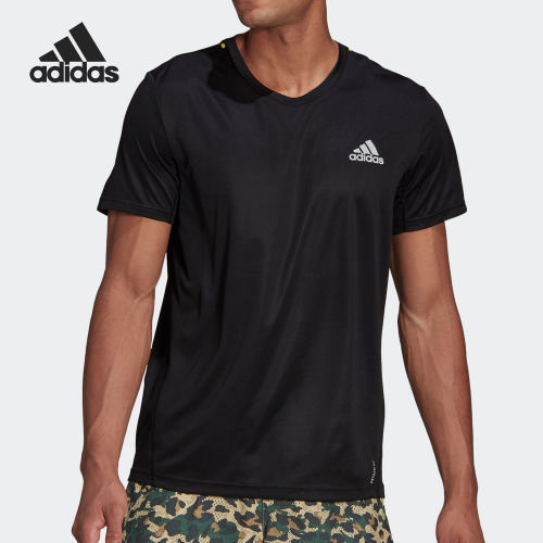 Adidas/阿迪达斯正品P.BLUE TEE MEN 男子跑步运动短袖T恤 GN5707