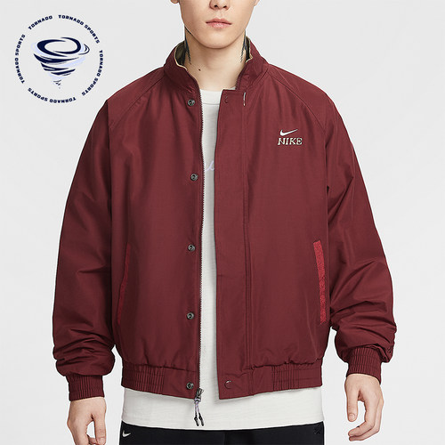 Nike/耐克正品2025冬季款男士日常立领刺绣休闲外套IQ3705-613