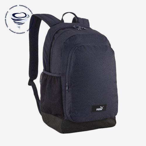 Puma/彪马正品新款男女蓝黑色简约涤纶经典休闲双肩背包090697-35