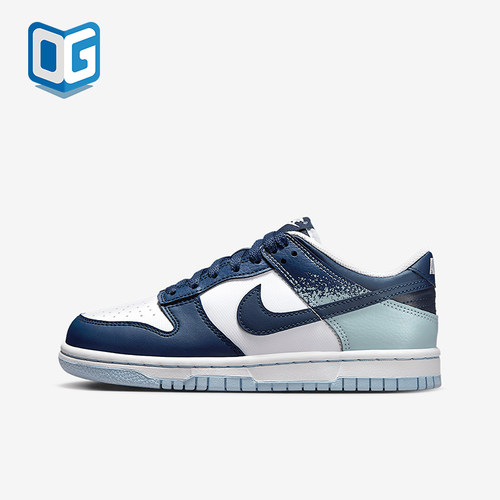 Nike/耐克正品Dunk Low GS女子大童运动缓震经典板鞋IB7687-100