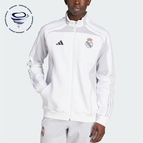 Adidas/阿迪达斯正品2025秋季款男士立领训练线条运动外套JN3069