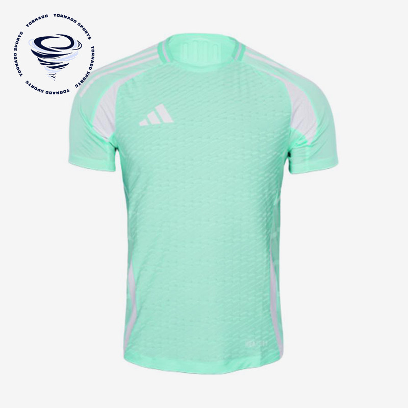 Adidas/阿迪达斯正品HEAT.RDY组队服新款经典运动足球短袖JW9912