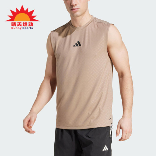 Adidas/阿迪达斯正品夏季男士凉爽运动经典健身无袖背心JX6293