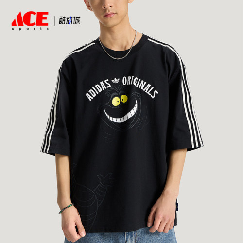 Adidas/阿迪达斯正品三叶草男女圆领舒适运动短袖T恤KX5312