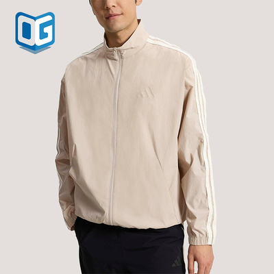 Adidas/阿迪达斯正品春季男士运动休闲经典梭织立领外套KR2521