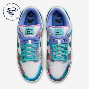 Low女士经典 时尚 Nike HF6061 Dunk 扎染板鞋 400 耐克正品