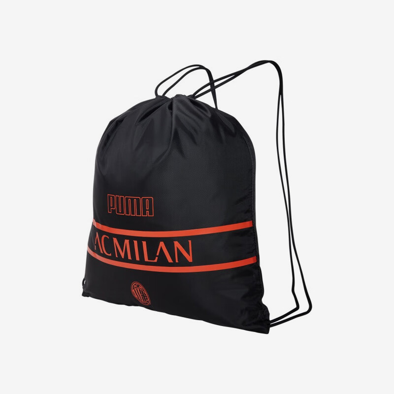 Puma/彪马正品AC MILAN男女足球印花抽绳健身双肩包078607-02