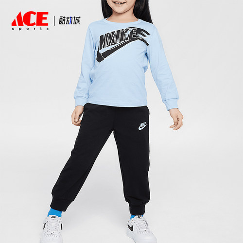 Nike/耐克正品新款婴童保暖户外运动针织休闲套装IH0963-010
