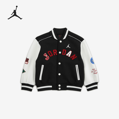 Nike/耐克正品JORDAN小童拼接保暖休闲图案棒球服IF8890-010