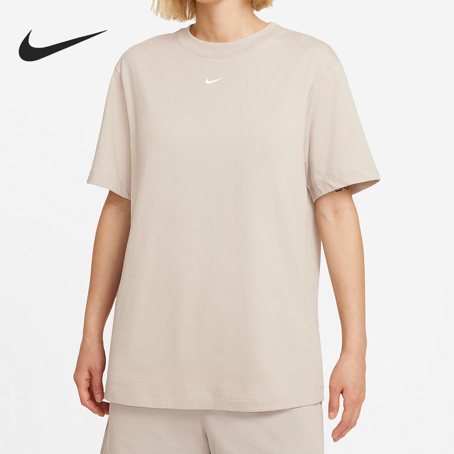 Nike/耐克正品 Sportswear Essential 女子宽松简约T恤DH4256-236