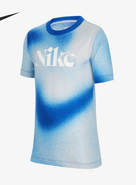 Nike/耐克正品新款大童运动休闲时尚圆领短袖T恤FD3932-480