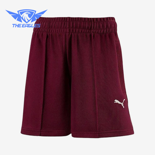 Puma/彪马正品女士复古透气运动休闲经典舒适短裤634781-96