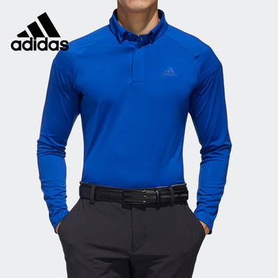 Adidas/阿迪达斯正品高尔夫男子 POLO 舒适运动长袖 FS6835