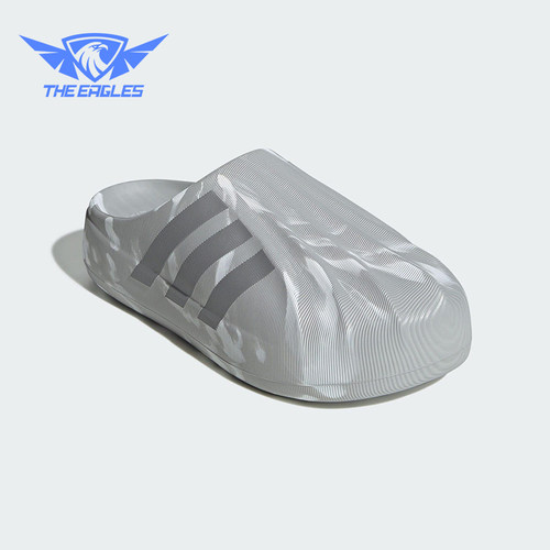 Adidas/阿迪达斯正品三叶草男女套入式耐磨经典贝壳头拖鞋JI3154