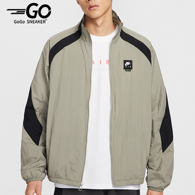 Nike/耐克正品Air Men男士透气宽松拼接梭织时尚外套HV0881-320