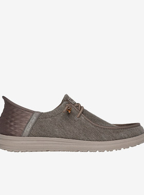 Skechers/斯凯奇正品夏季新款男士轻便透气低帮一脚蹬休闲鞋