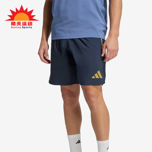 Adidas/阿迪达斯正品男足球裤休闲舒适轻便经典透气短裤JZ6454