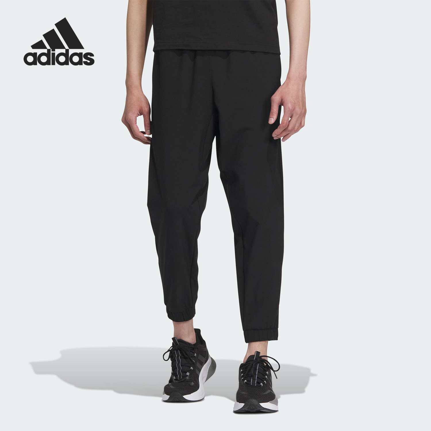 Adidas/阿迪达斯正品2023轻薄新款梭织男子运动长裤IP4963