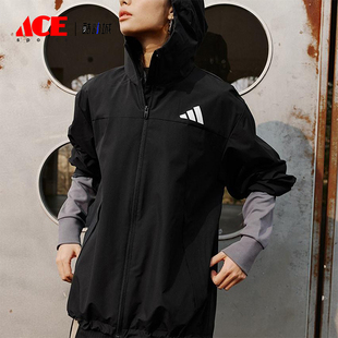 JACKET男女连帽拒水梭织外套KA9309 WOVEN Adidas 阿迪达斯正品