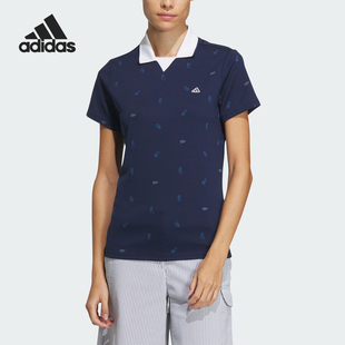 POLO衫 Adidas 女士高尔夫运动短袖 新款 IN2803 阿迪达斯正品