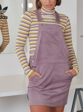 Adidas/阿迪达斯正品三叶草DRESS女士运动裙子背带裙GU0834