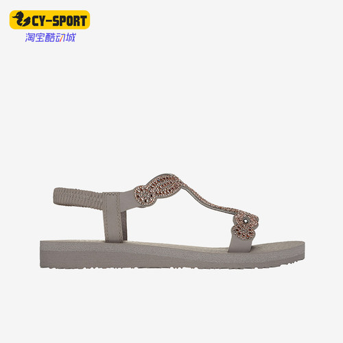 Skechers/斯凯奇正品夏季新款女士简约线条轻盈潮流凉鞋