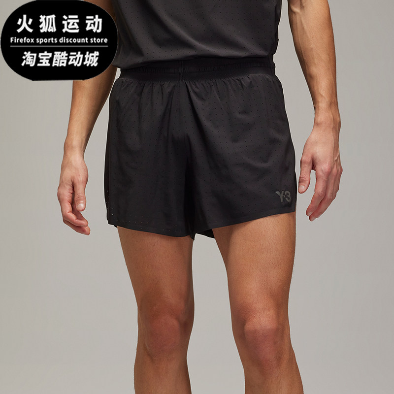 Adidas/阿迪达斯正品Y-3男士时尚印花中腰松紧运动短裤JN4887
