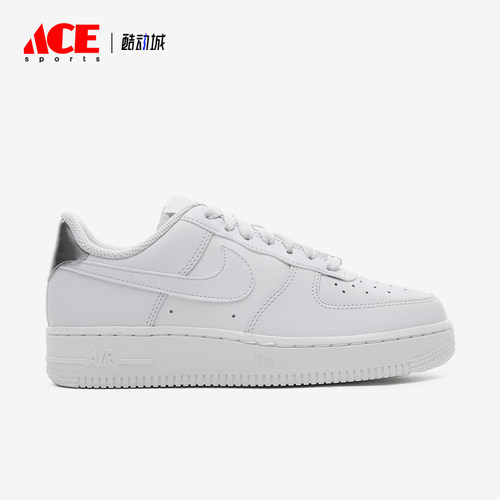 Nike/耐克正品空一号AF1新款女白色包裹经典低帮板鞋AO2132-003