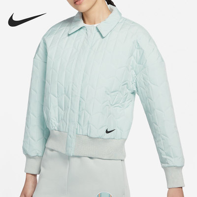 Nike/耐克正品 Sportswear 女子翻领短款夹克外套DD5121-013