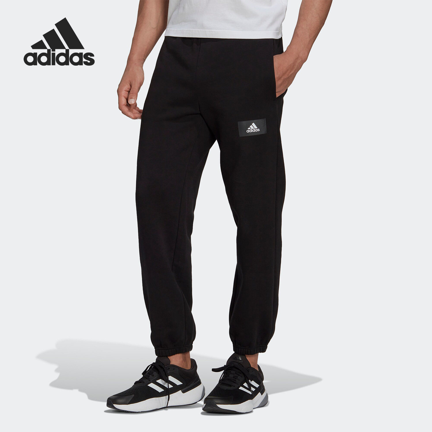 Adidas/阿迪达斯正品M FV PT 男子透气休闲针织运动裤HK2834