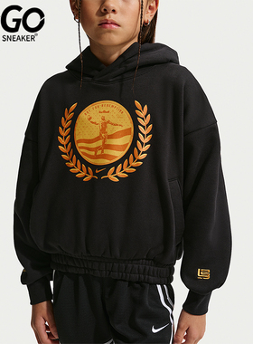 Nike/耐克正品2026春季款大童日常连帽针织印花卫衣IQ0268-010