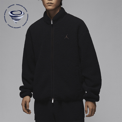 耐克男士仿羊羔绒保暖宽松外套