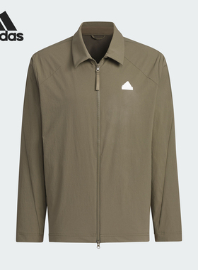 Adidas/阿迪达斯官方正品当季新款男士翻领夹克外套JE3685