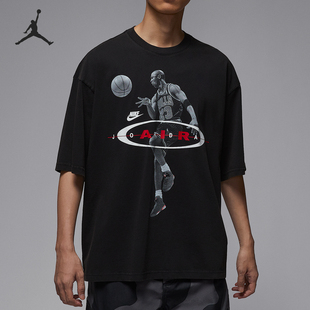 IF1805 Nike 复古印花宽松运动短袖 Jordan男士 010 耐克官方正品